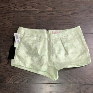 Talula Mint Green High Waist Shorts